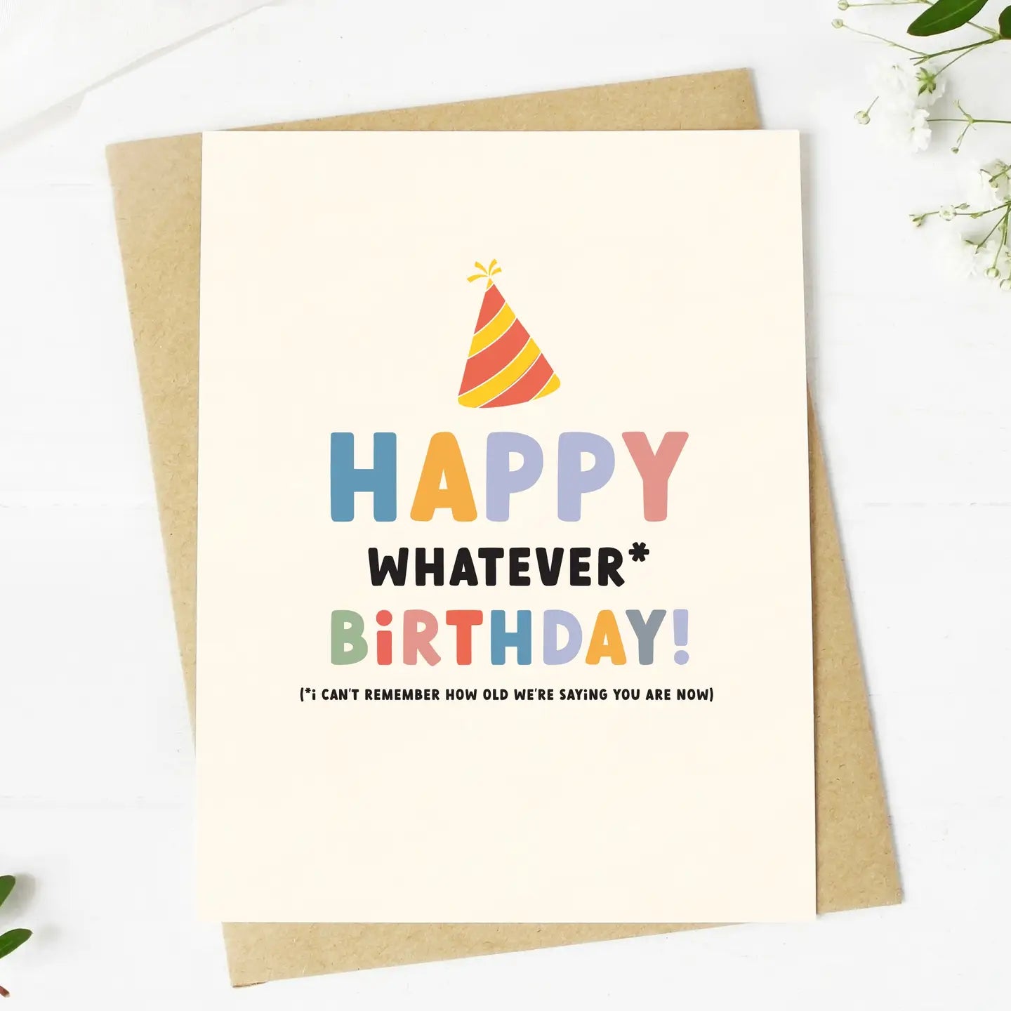 Happy Whatever Birthday - Card