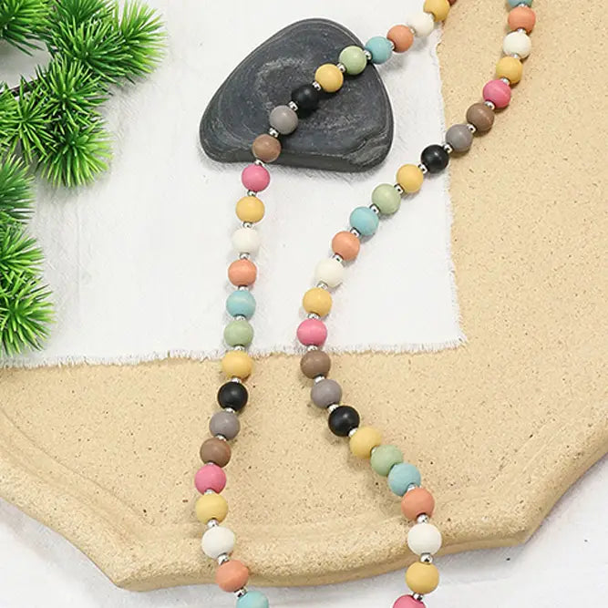 Multicolor Beads Necklace