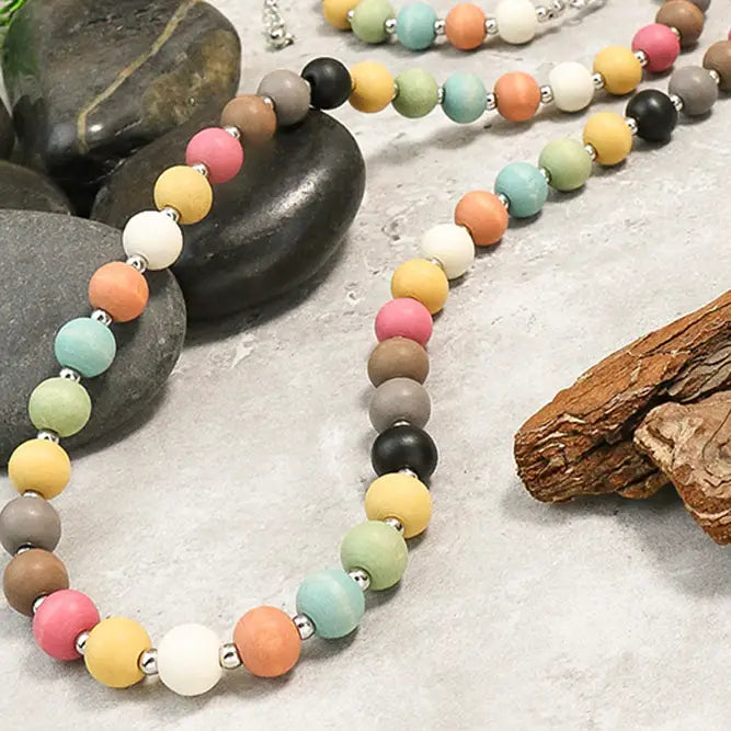 Multicolor Beads Necklace