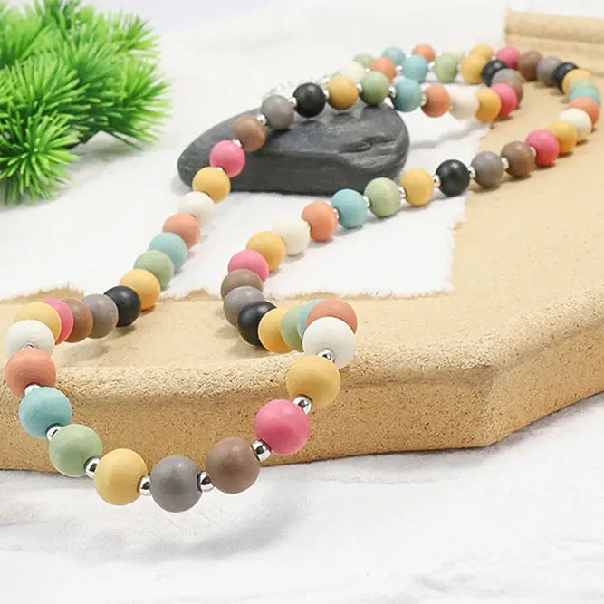 Multicolor Beads Necklace