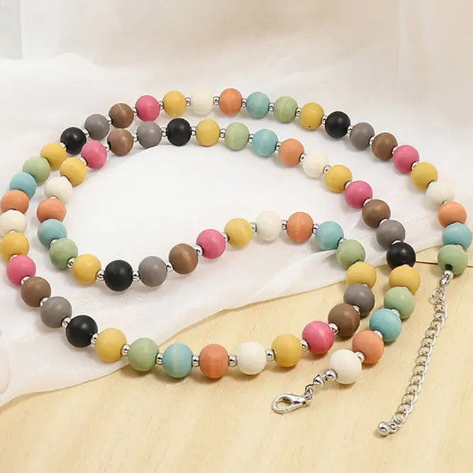 Multicolor Beads Necklace