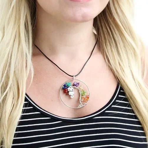Tree of Life Necklace with Owl Necklace
